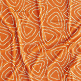 Orange Bandhani Fabric for dress online